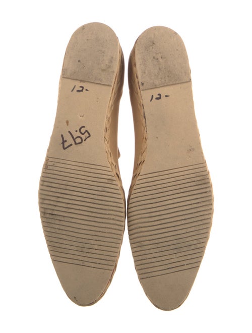 Salvatore Ferragamo Suede Braided Accents Ballet Flats