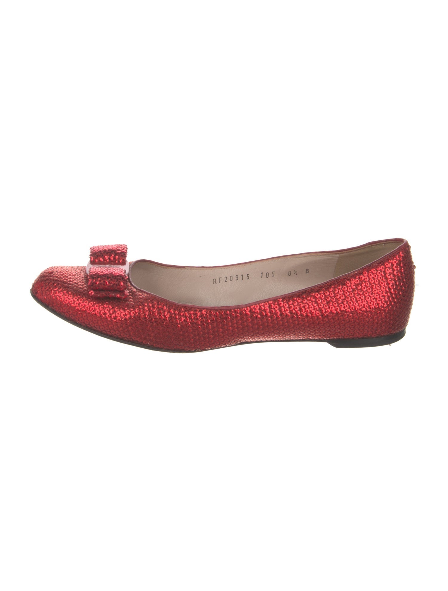 Salvatore Ferragamo Sequins Ballet Flats