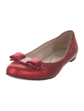 Salvatore Ferragamo Sequins Ballet Flats