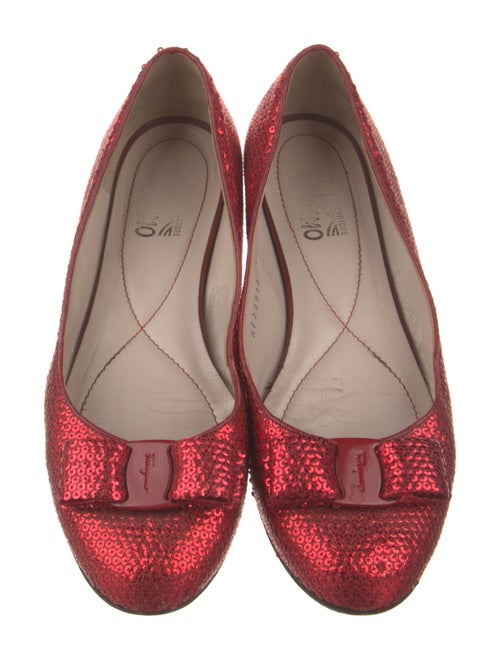 Salvatore Ferragamo Sequins Ballet Flats