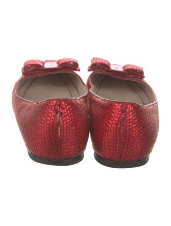 Salvatore Ferragamo Sequins Ballet Flats