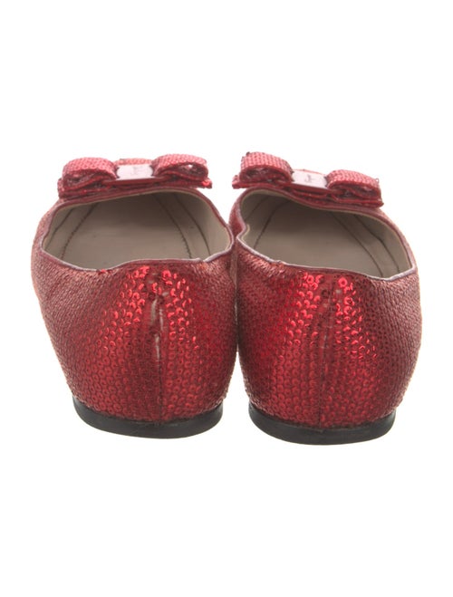 Salvatore Ferragamo Sequins Ballet Flats