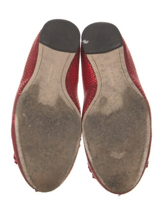 Salvatore Ferragamo Sequins Ballet Flats