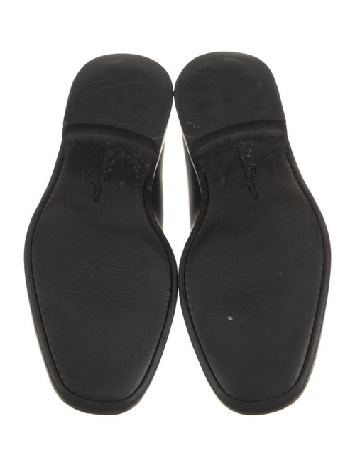 Salvatore Ferragamo Leather Monk Straps