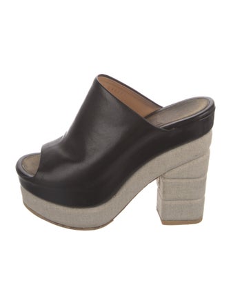 Salvatore Ferragamo Leather Mules