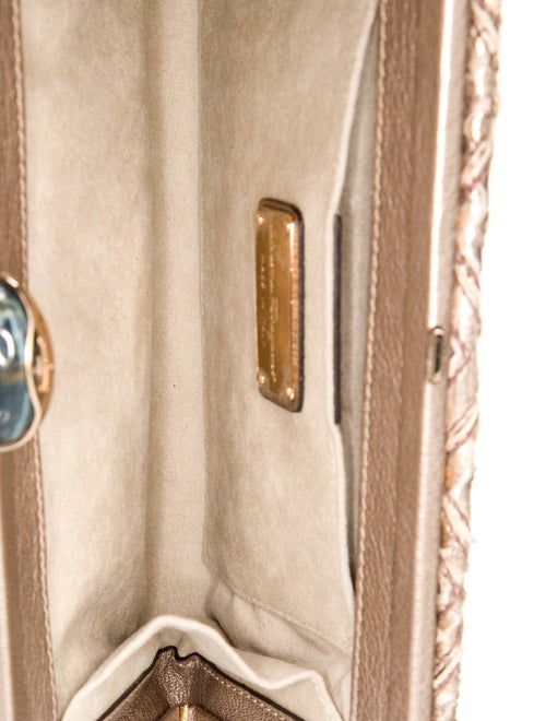 Salvatore Ferragamo Snakeskin Minaudière