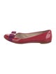 Salvatore Ferragamo Vara Bow Accent Patent Leather Ballet Flats