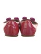 Salvatore Ferragamo Vara Bow Accent Patent Leather Ballet Flats