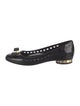Salvatore Ferragamo Vara Bow Accent Rubber Ballet Flats