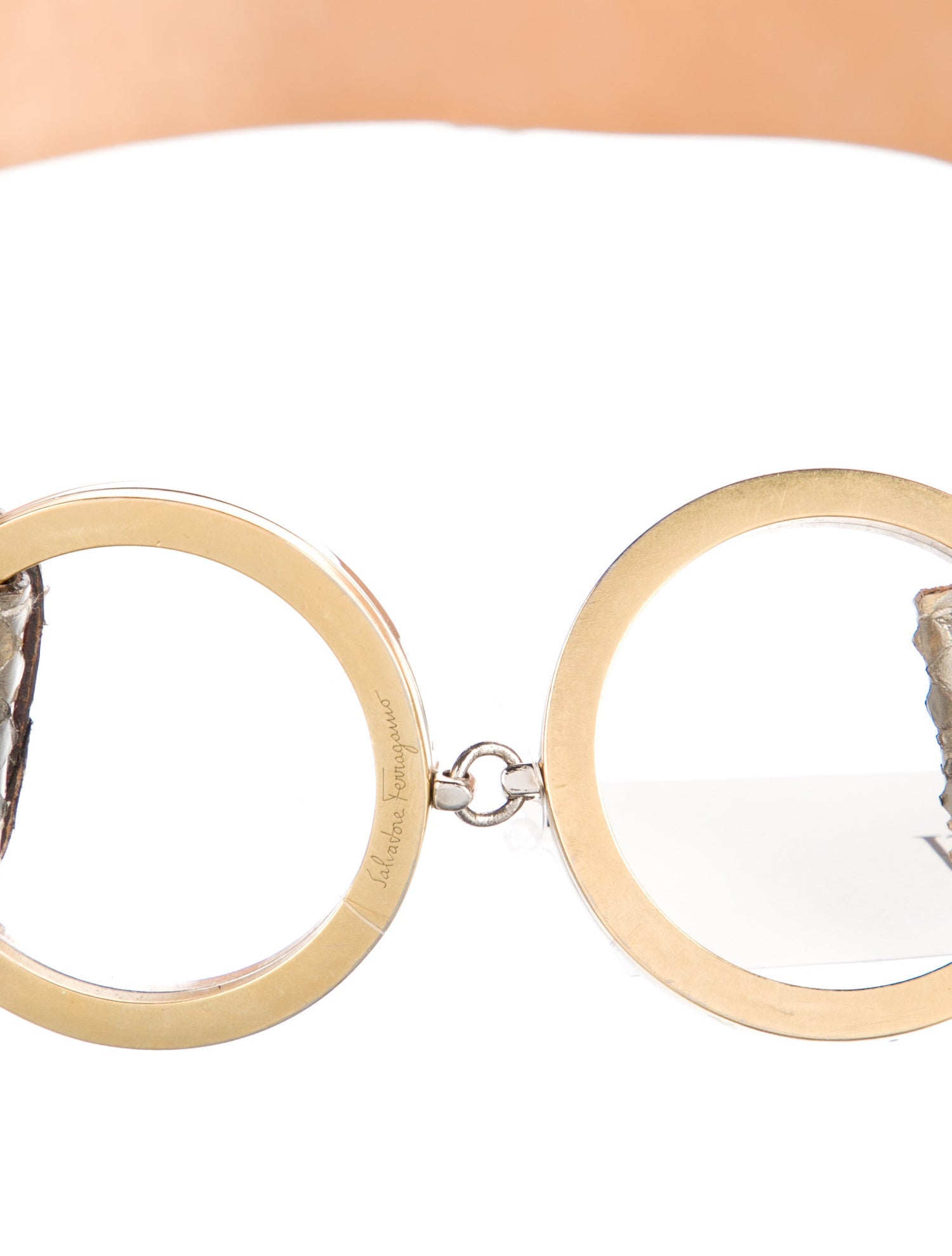 Salvatore Ferragamo Wide Leather Waist Belt