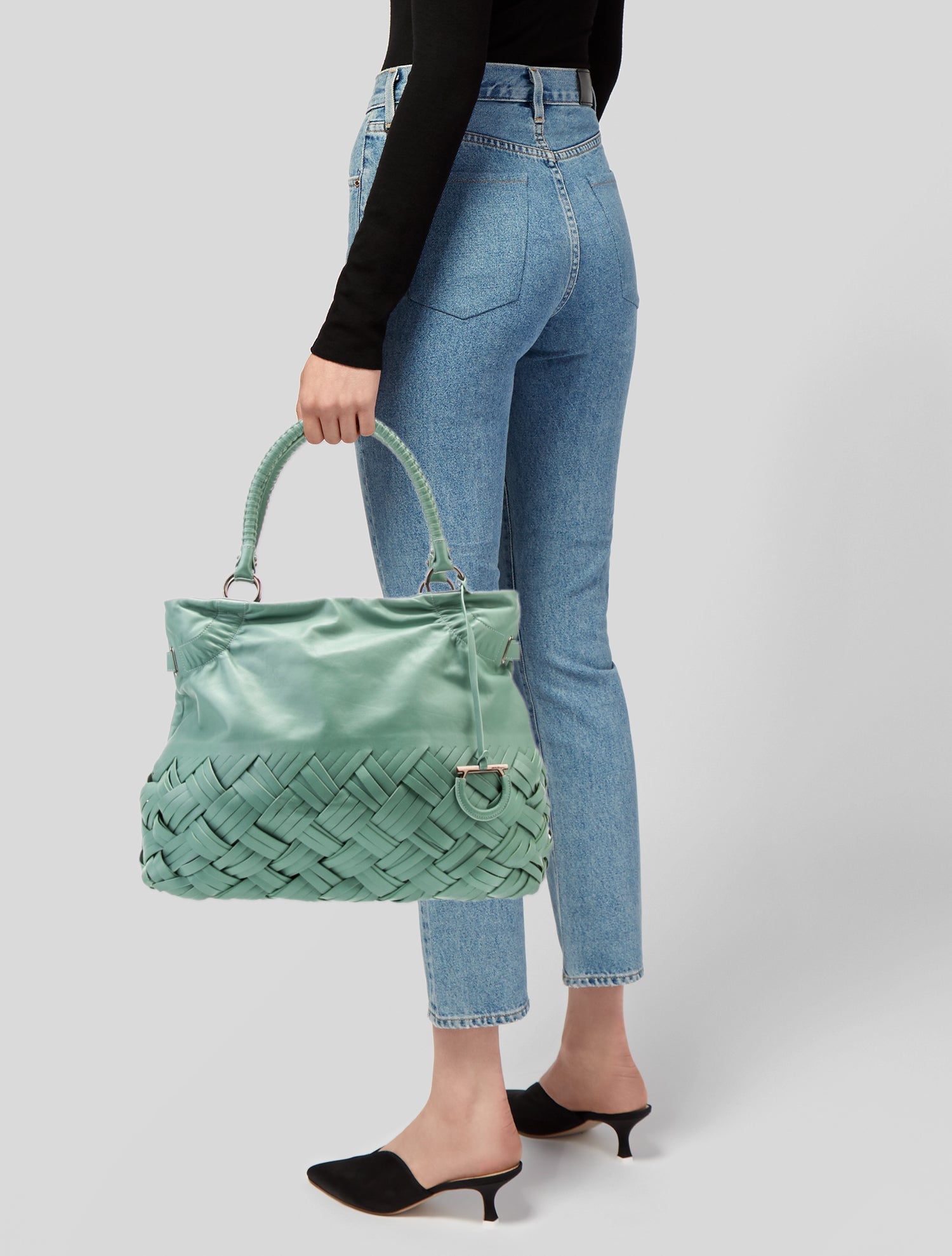 Salvatore Ferragamo Gancini Top Handle Bag