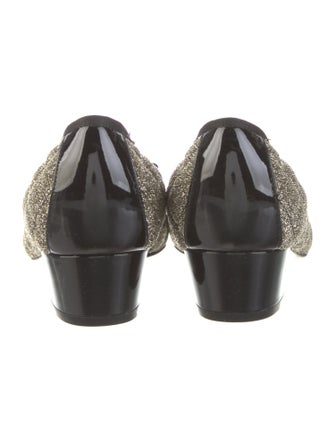 Salvatore Ferragamo Quilted Pattern Printed Flats