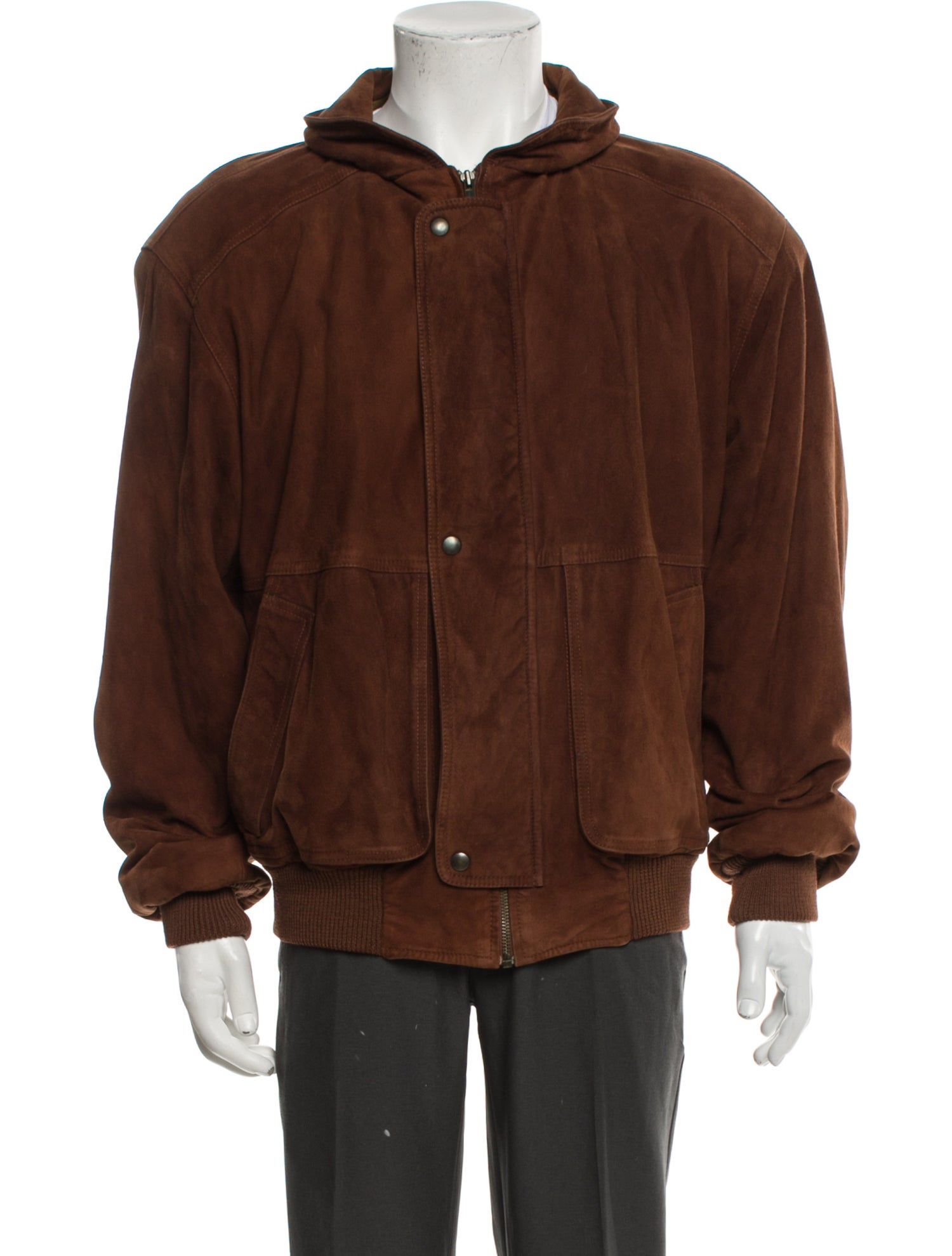 Salvatore Ferragamo Leather Utility Jacket