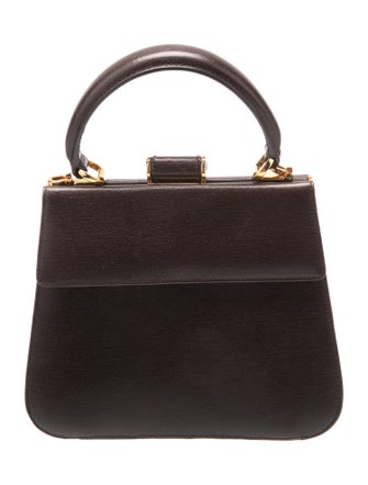 Salvatore Ferragamo Leather Top Handle Bag
