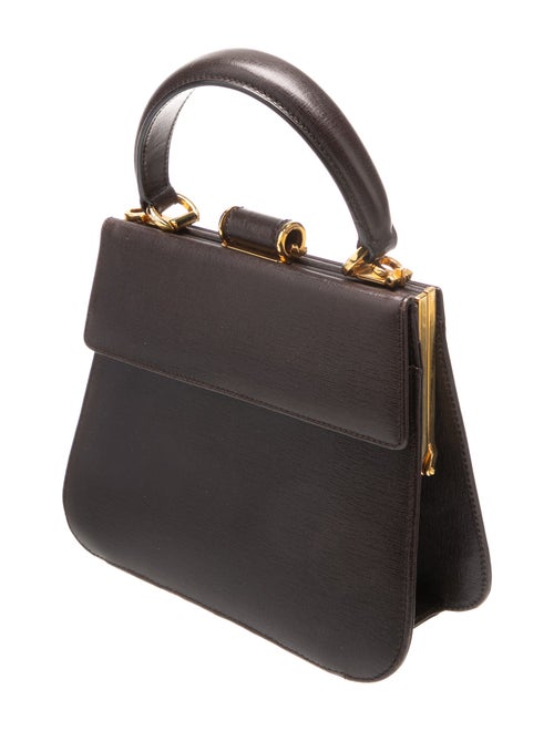 Salvatore Ferragamo Leather Top Handle Bag