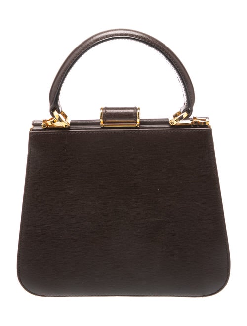 Salvatore Ferragamo Leather Top Handle Bag