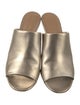 Salvatore Ferragamo Leather Slides