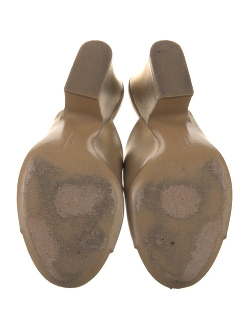 Salvatore Ferragamo Leather Slides