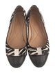 Salvatore Ferragamo Ponyhair Animal Print Ballet Flats
