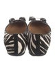 Salvatore Ferragamo Ponyhair Animal Print Ballet Flats