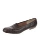 Salvatore Ferragamo Crocodile Animal Print Loafers