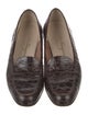 Salvatore Ferragamo Crocodile Animal Print Loafers