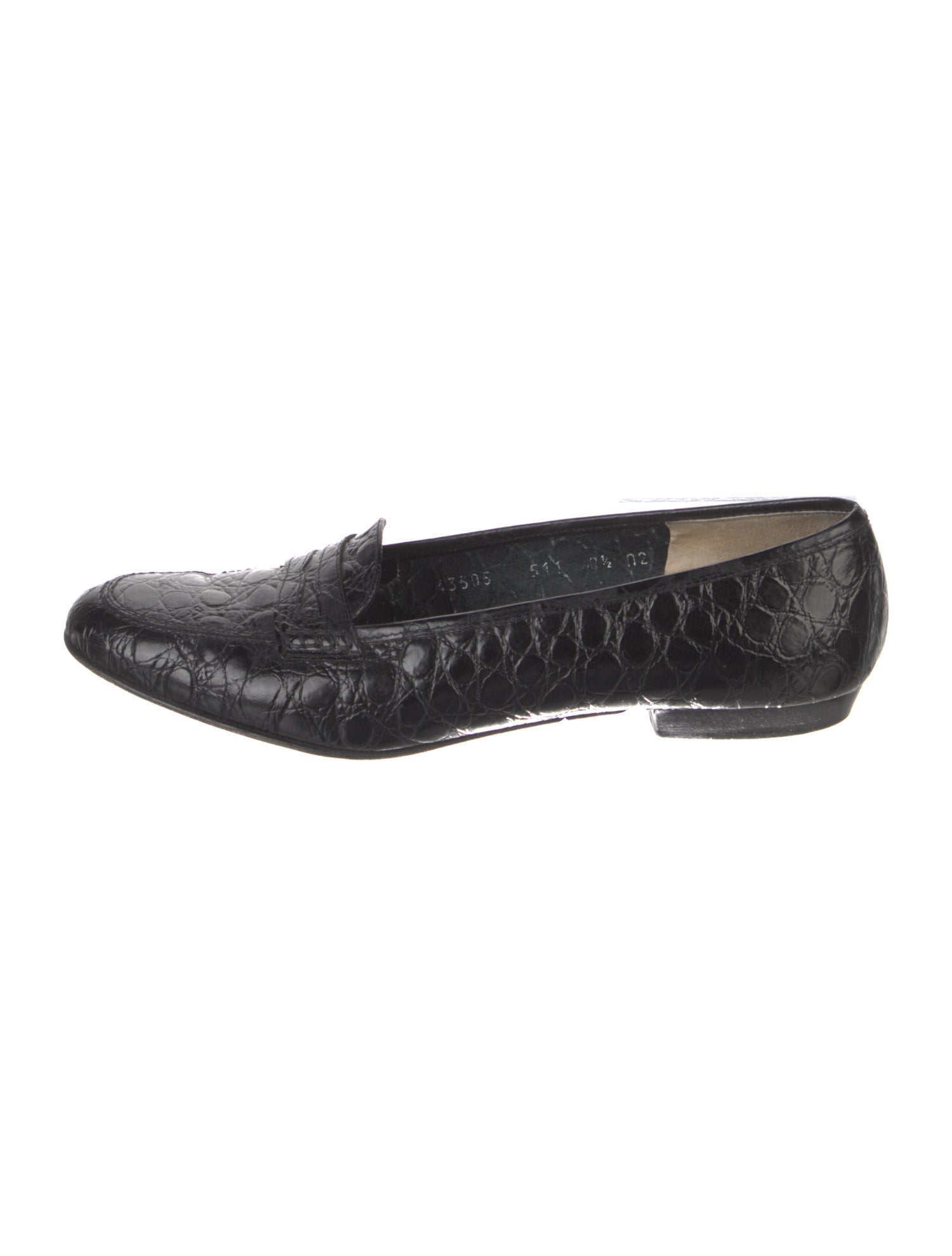 Salvatore Ferragamo Leather Animal Print Loafers