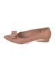 Salvatore Ferragamo Vara Bow Accent Leather Flats
