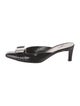 Salvatore Ferragamo Vara Bow Accent Patent Leather Mules