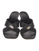 Salvatore Ferragamo Leather Slides
