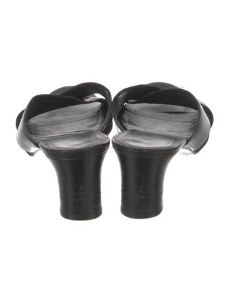 Salvatore Ferragamo Leather Slides