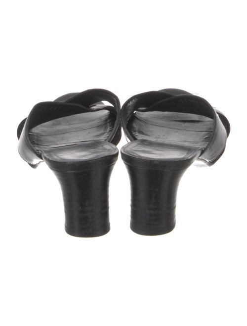 Salvatore Ferragamo Leather Slides