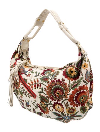 Salvatore Ferragamo Canvas Shoulder Bag