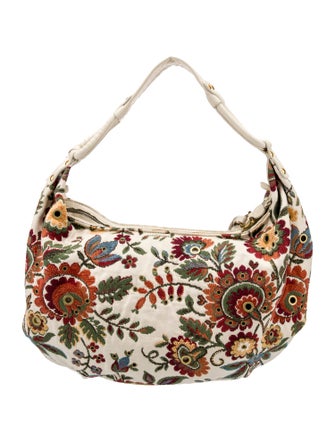 Salvatore Ferragamo Canvas Shoulder Bag