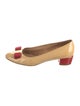 Salvatore Ferragamo Vara Bow Accent Patent Leather Flats
