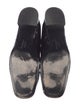 Salvatore Ferragamo Patent Leather Bow Accents Flats