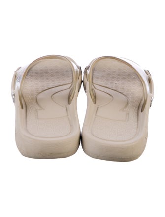 Salvatore Ferragamo Rubber Floral Print Slides