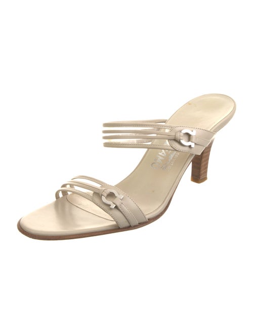 Salvatore Ferragamo Leather Slides