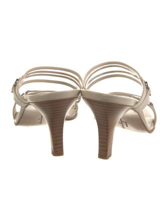 Salvatore Ferragamo Leather Slides