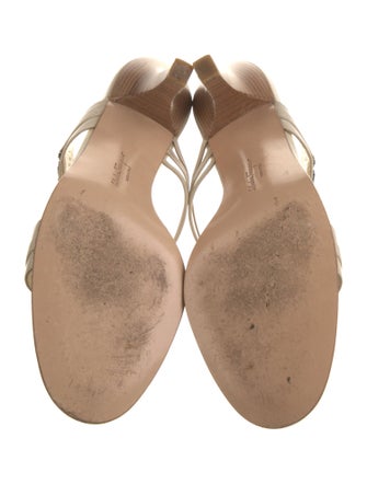 Salvatore Ferragamo Leather Slides