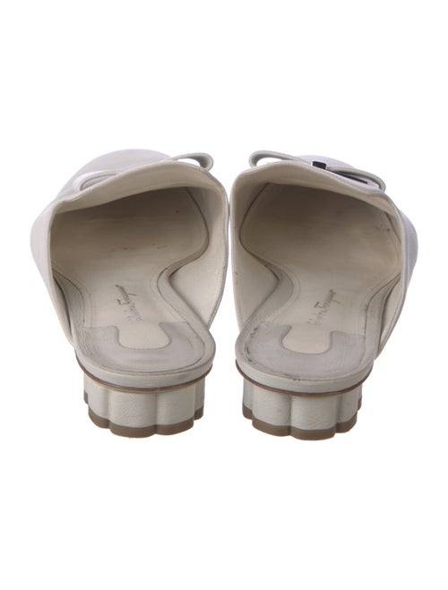 Salvatore Ferragamo Signature Logo Leather Mules