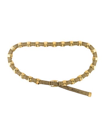 Salvatore Ferragamo Chain-Link Waist Belt