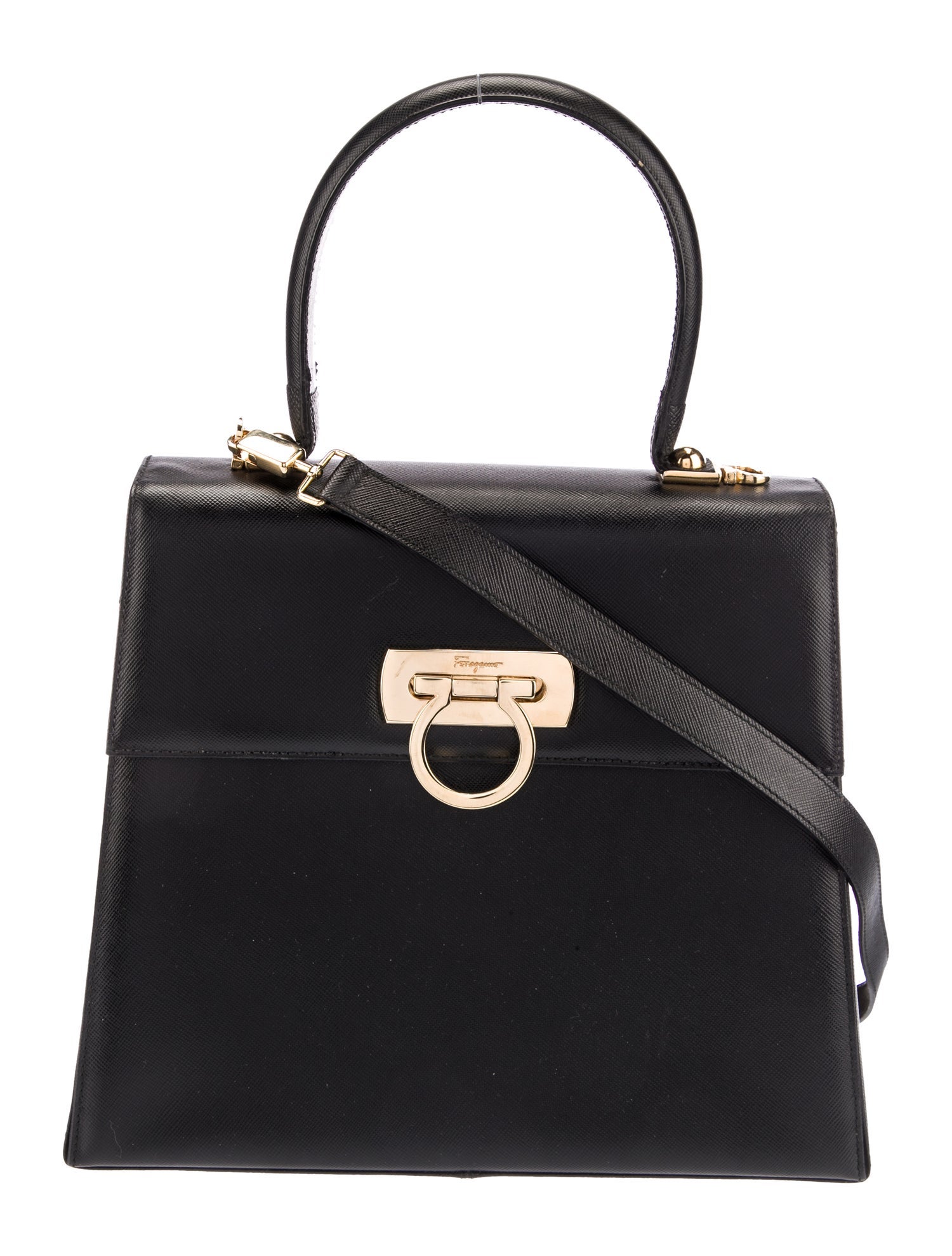 Salvatore Ferragamo Gancini Top Handle Bag