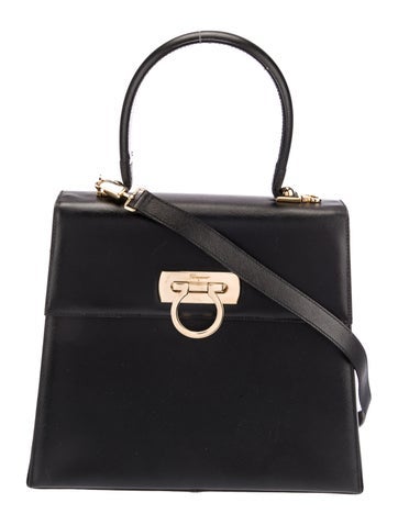 Salvatore Ferragamo Handle Bags Gancini Top Bag
