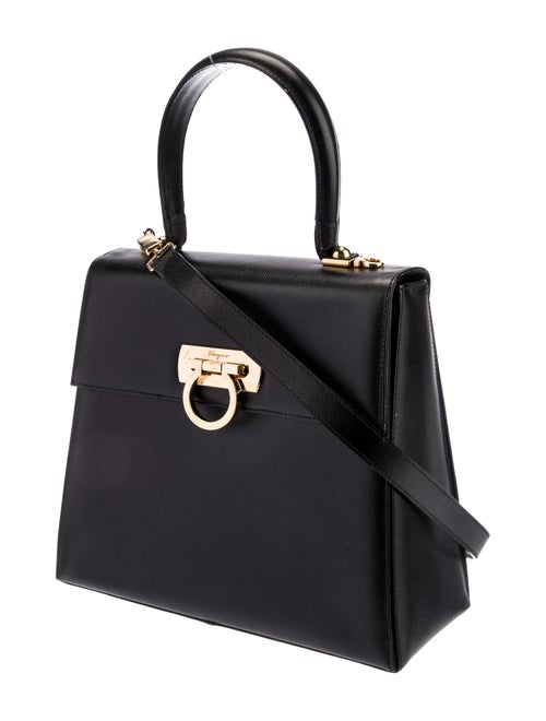 Salvatore Ferragamo Gancini Top Handle Bag
