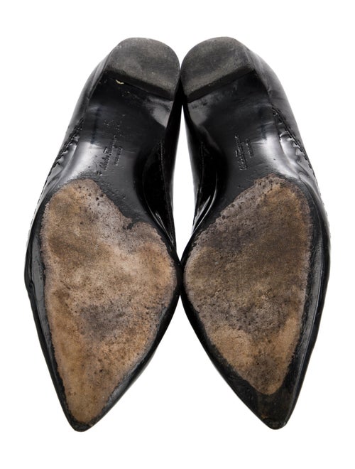 Salvatore Ferragamo Patent Leather Ballet Flats