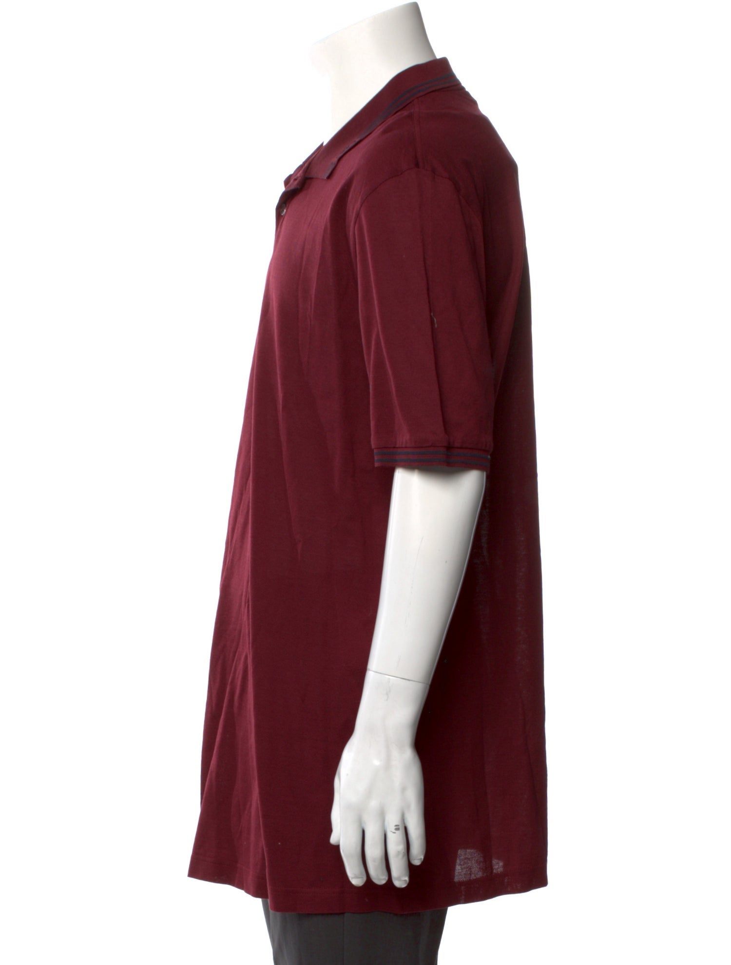 Salvatore Ferragamo Collar Short Sleeve Polo Shirt