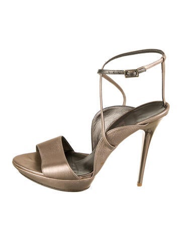 Salvatore Ferragamo Sandals Leather Printed 7.5