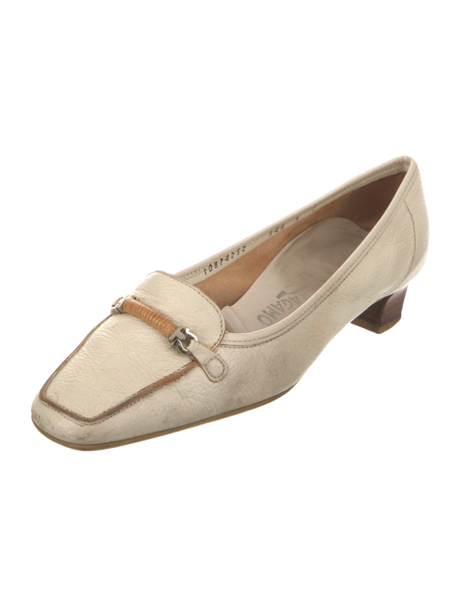 Salvatore Ferragamo Leather Flats