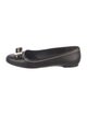 Salvatore Ferragamo Vara Bow Accent Leather Flats